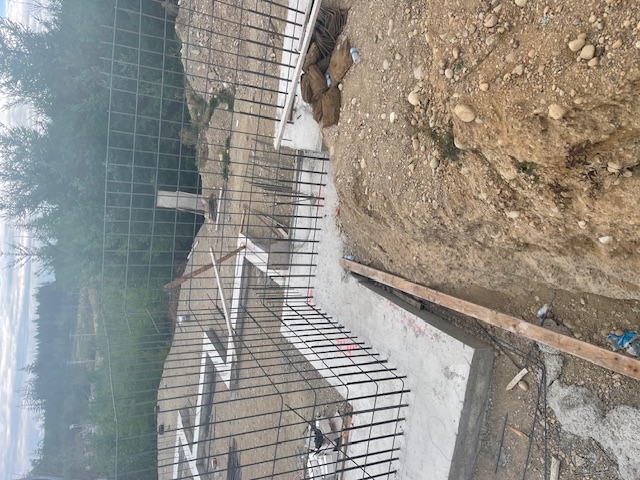 Completed Footings with Wall Forms