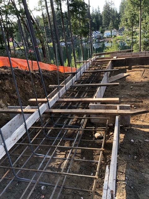 Foundation Footings Ready for Concrete